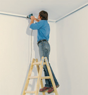 Cum să montezi direct plafonul fals - Pasul 3