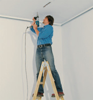 Cum să montezi direct plafonul fals - Pasul 4